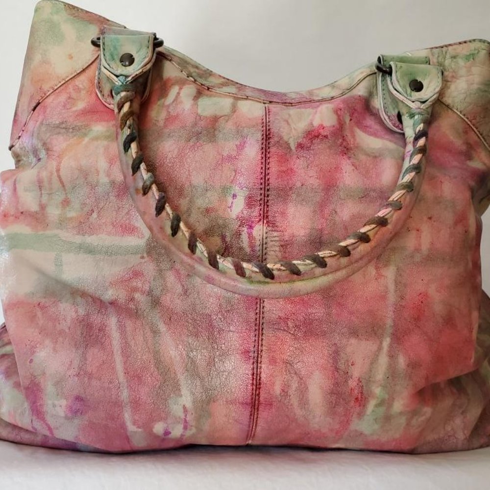 Balenciaga Graffiti Velo giant City bag pink blue red green neo classic work dye - Picture 8 of 14